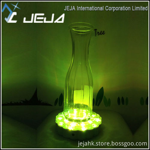 christmas decoration flower shape 6 inch led light base